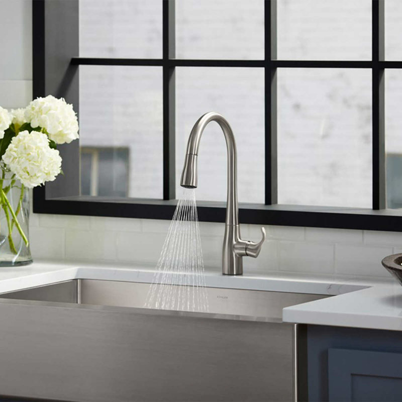 Kohler Simplice Pulldown Kitchen Faucet &amp; Reviews | Wayfair